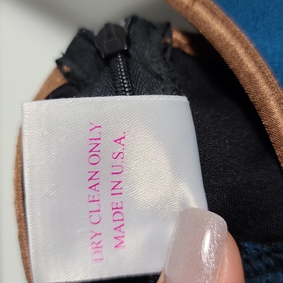 CESAR ARELLANES Multicolor Sleeveless Halter Dress Wrap Neck Size Small - Picture 4 of 14